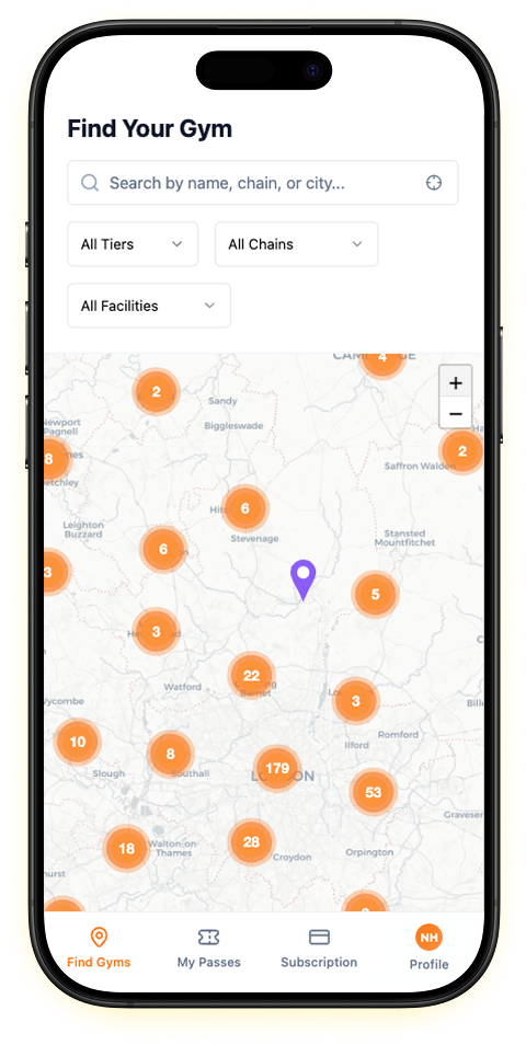 AnyGym App Screenshot